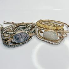 Load image into Gallery viewer, Druzy Wrap Bracelets
